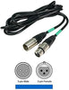 (4) Chauvet SlimPar 64 RGBA LED White Slim Par Can RGB Lights + 10' &amp;amp; 25' DMX Cables