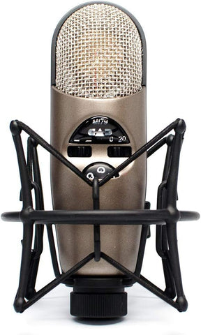 CAD Audio M179 Variable-Pattern Condenser Microphone + Boom Microphone Stand + On Stage 4-Inch Pop Filter + XLR Mic Cable