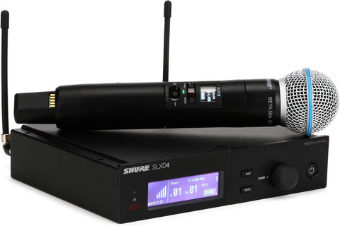 Shure SLXD24/B58-H55 Wireless Microphone System with BETA58A Handheld Vocal Mic