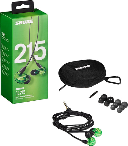Shure SE215 Special Edition PRO Wired Earbuds - Green