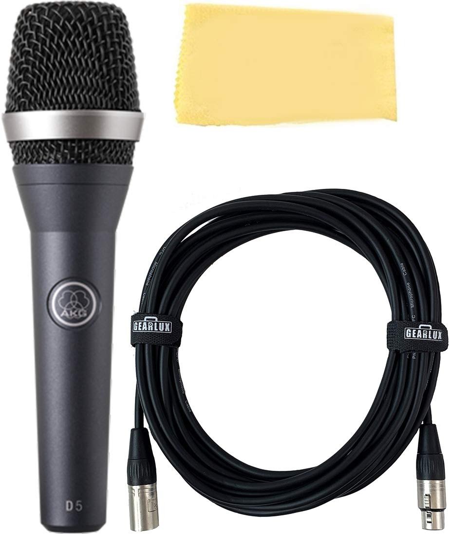 Akg d5 マイク　ケーブル付き AKG D5 Vocal Dynamic handheld Microphone Bundle with XLR Cable