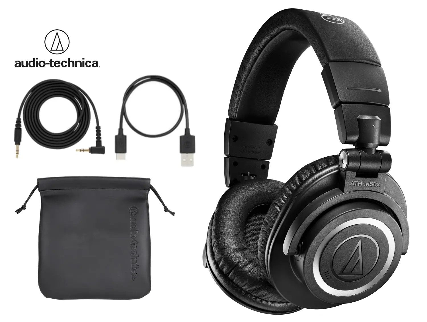 Audio-Technica ATH-M50xBT2 Wireless Over-Ear Headphones with Bluetooth