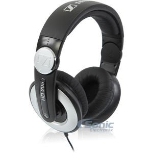 Sennheiser HD 205-II Studio Grade DJ Headphones (Black/Grey)