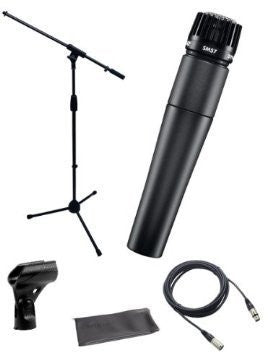Shure SM7B Cardioid Dynamic Microphone with Stand Bundle