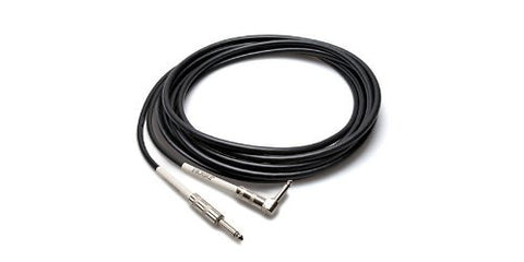 Hosa Guitar Cable Straight to Right Angle, 15ft