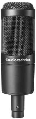 Audio-Technica AT2035 Microphone Podcast Recording bundle with Gooseneck Pop Filter, Boom Arm and XLR Cable