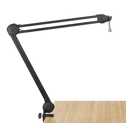 Gator Frameworks Deluxe Desk-Mounted Broadcast Microphone Boom Stand for Podcasts &amp;amp;amp;amp; Recording (GFWMICBCBM2000)