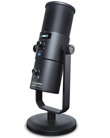 M-Audio Uber Mic Professional USB Microphone with Headphone Output &amp; 4 Selectable Polar Patterns
