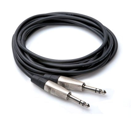 Hosa Technology Balanced 1/4&amp;quot; TRS Male to 1/4&amp;quot; TRS Male Audio Cable (10')
