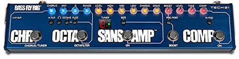 Tech 21 Bass Fly Rig - SansAmp, Comp, OCTAFILTER, Chorus and Boost in One Pedal
