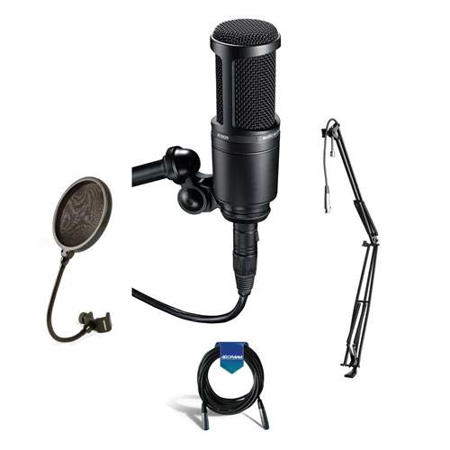 Audio-Technica AT2020 Cardioid Condenser Studio Microphone with XLR Ca –  AudioTopia