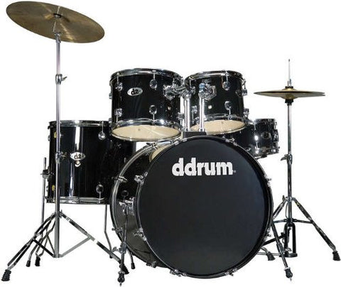 DDrum D2 Drum Set 5pc - Midnight Black