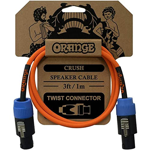 Orange CA039 Crush 3-Foot Speaker Cable, Twist Connector to Twist Connector