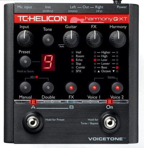 TC-Helicon VoiceTone Harmony-G XT Vocal Effects Processor (Refurb)