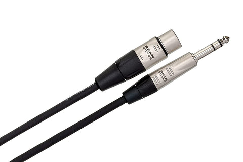 Hosa HXS-005 Balanced 3-Pin XLR Female to 1/4&amp;quot; TRS Male Audio Cable (5')