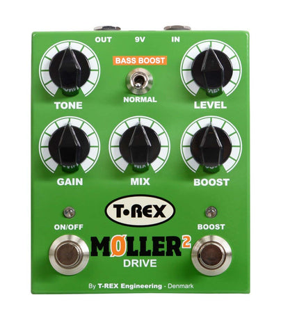 T-Rex Moller 2 Classic Overdrive Pedal with Clean Boost
