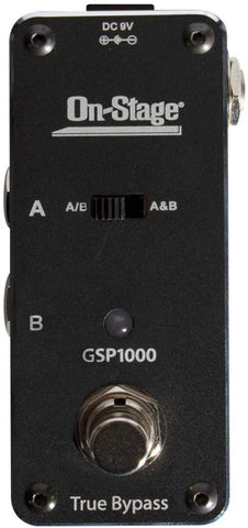 OnStage ABY Switcher (GSP1000) Split or combine signals to/from multiple devices