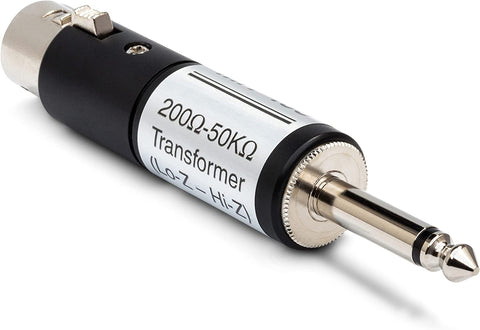 Hosa MIT-435 Impedance Transformer, XLR3F to 1/4 in TS