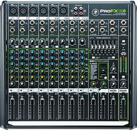 Mackie PROFX12V2 12-Channel Compact Mixer with USB and Effects