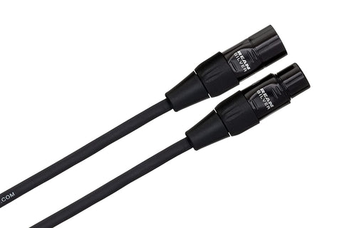 Hosa Technology Pro REAN XLR Male to XLR Female Microphone Cable (10', Black)