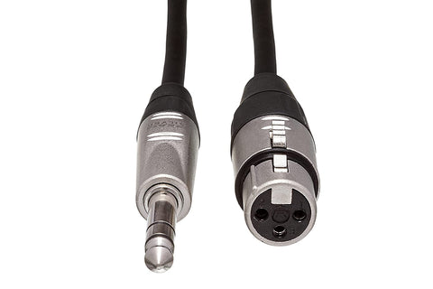 Hosa HXS-003 Balanced 3-Pin XLR Female to 1/4&amp;quot; TRS Male Audio Cable (3')