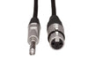 Hosa HXS-003 Balanced 3-Pin XLR Female to 1/4&amp;quot; TRS Male Audio Cable (3')