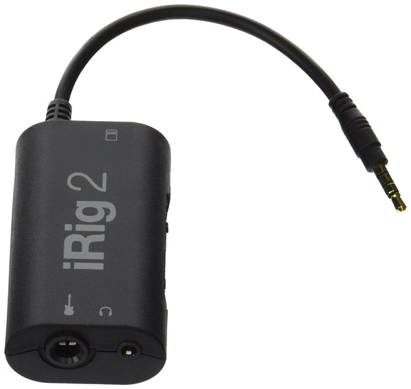 IK Multimedia iRig 2 guitar interface adaptor for iPhone, iPod touch, –  AudioTopia