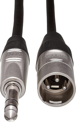 Hosa Technology Balanced 1/4&quot; TRS Male to 3-Pin XLR Male Audio Cable (5')