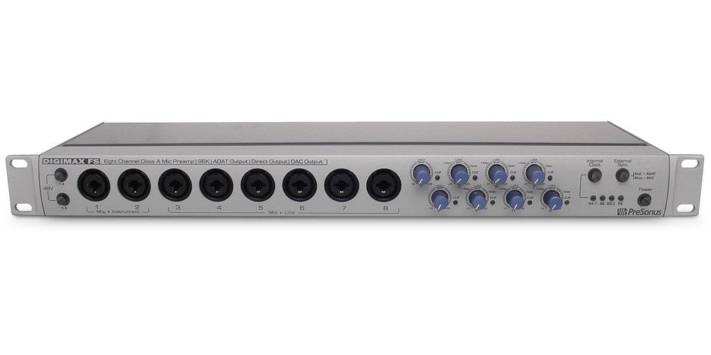 PreSonus DigiMax FS 8-Channel Mic Preamp w/ Digital Output PreSonus DigiMax FS 8-Channel Mic Preamp w/ Digital Output