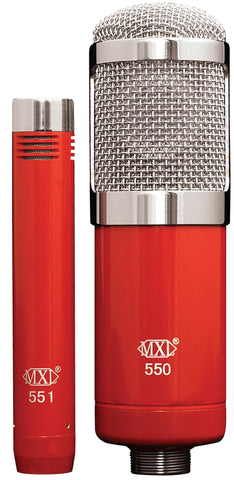 Marshall MXL-550/551 Microphone Ensemble includes 1 550 microphone and 1 551 Instrument Microphone