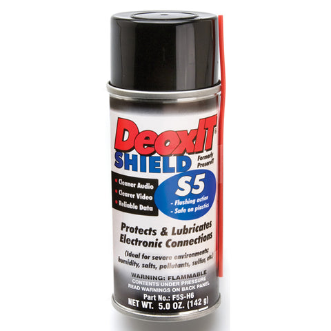 Hosa S5S-6 CAIG DeoxIT SHIELD Contact Protector, 5% Spray, 5 oz