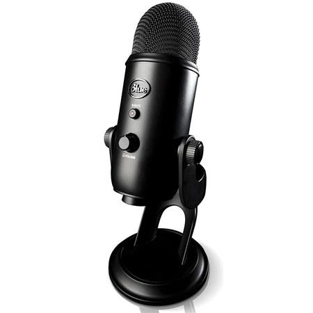Blue Yeti Studio Blackout Professional USB Vocal Recording System with Multi-Track Recording-Mastering Software and Custom Templates