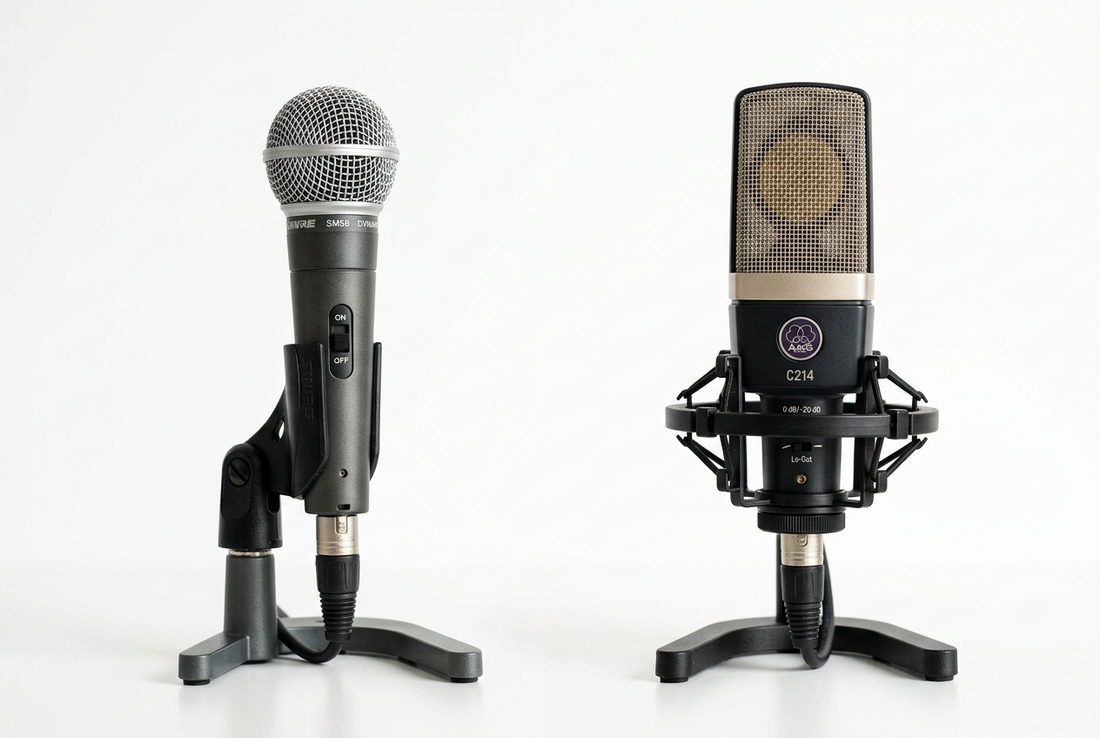 Dynamic vs. Condenser Microphones: Which One Is Right for You?