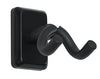 Gator Frameworks GFW-UKE-HNGRBLK Wall Mounted Ukulele/Mandolin Hanger with Mounting Plate, Black