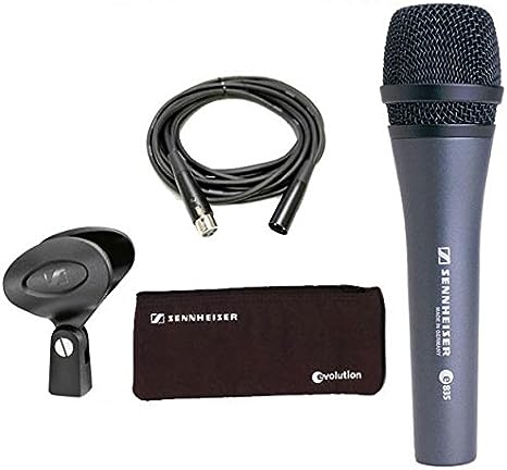 Sennheiser e835 Handheld Dynamic Cardioid Microphone Bundle with Mic Cable