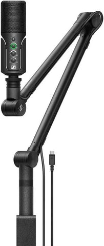 Sennheiser Profile Stream USB Microphone Streaming Set with Boom Arm, 3 m USB-C Cable &amp; Mic Pouch (Open Box)