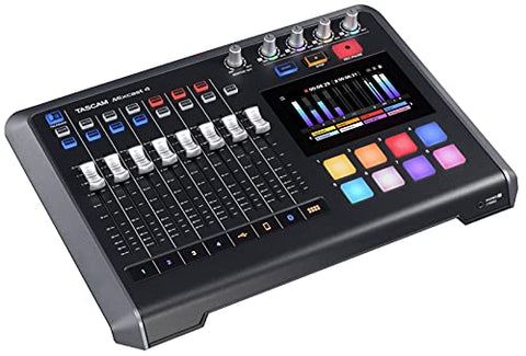 Tascam Mixcast 4 Podcast Studio Mixer Station with built-in Recorder / USB Audio Interface (Refurb)