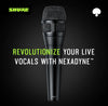 Shure Nexadyne 8/C - Professional Cardioid Dynamic Vocal Microphone with Dual-Engine Technology, Exceptional Signal Clarity, Reliability - Perfect for Live Performances and Studio Recordings