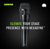 Shure Nexadyne 8/S - SuperCardioid Dynamic Vocal Microphone with Dual-Engine Technology, Focused Sound Capture, Reliability - Ideal for Vocalists Needing Maximum Isolation, Precise Sound Control