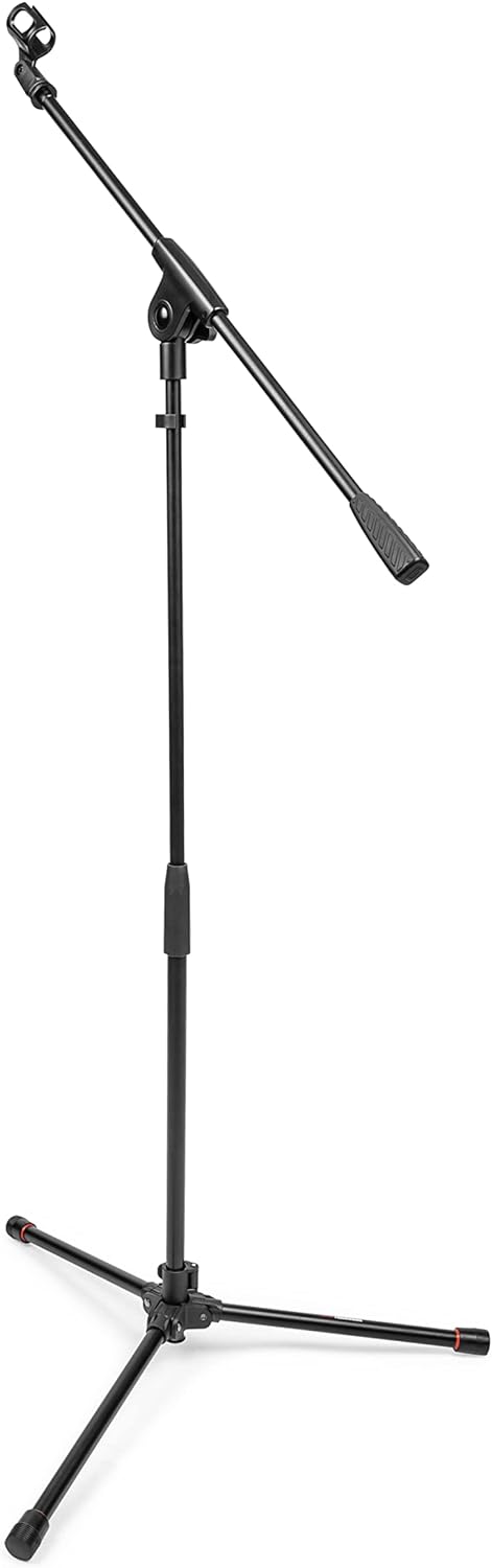Gator GFW-MIC-1500 Compact Fixed Boom Mic Tripod Stand 5 PACK+5 XLR MI