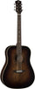 Luna 6 String Art Vintage Dread Solid Top Distressed Acoustic Guitar V