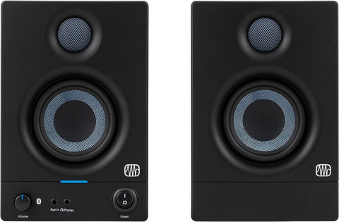 PreSonus Eris E3.5 Pair of 2 3.5 Active Media Reference Monitors Bluetooth V2