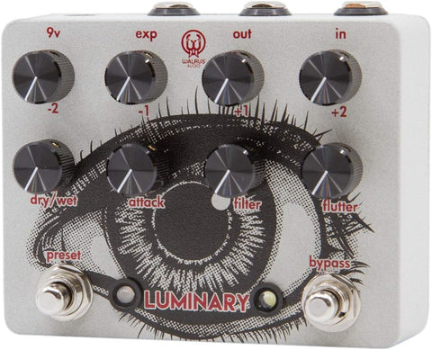 Walrus Audio Luminary Quad Octave Generator V2 Guitar Effects Pedal, Silver (like New Open Box)