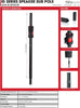 Gator Cases GFW-ID-SPKR-SP Frameworks ID Speaker Sub Pole with Piston Driven Height Adjustment &amp;amp; Adapter