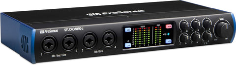 PreSonus Studio 1810c 18x8, 192 kHz, USB Audio Interface with Studio One Artist and Ableton Live Lite DAW Recording Software (Refurb)