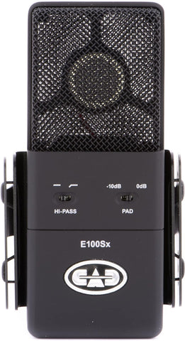 CAD Audio E100SX Large Diaphragm Supercardioid Condenser Microphone ,Black
