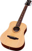 Luna Safari Series Muse Spruce 3/4-Size Travel Acoustic Guitar - Natural