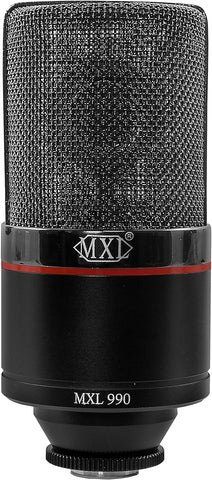 MXL 990 Blaze Large Diaphragm Condenser Microphone with Red LED Light