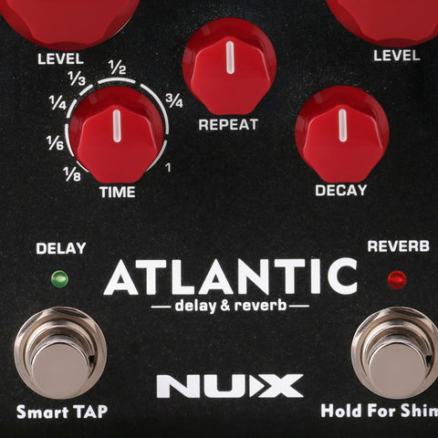 NUX NDR-5 Atlantic Delay Reverb Guitar Effect (Refurb)