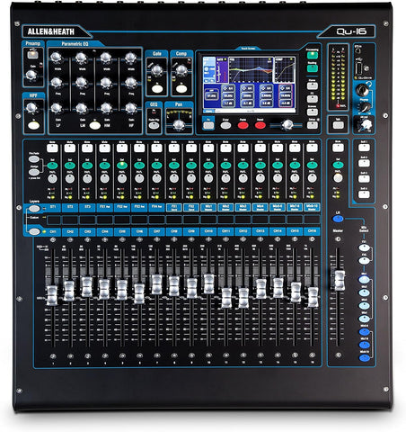 Allen &amp; Heath QU-16C Rack Mountable Compact Digital Mixer, Chrome Edition (Refurb)